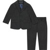 Infant Boy Stretch Suit with Comfy-Flex Technology™, Grey - Shirts - 1 - thumbnail