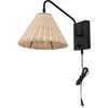 Tressa Wall Sconces with USB Port, Set of 2 in Black - Lighting - 1 - thumbnail