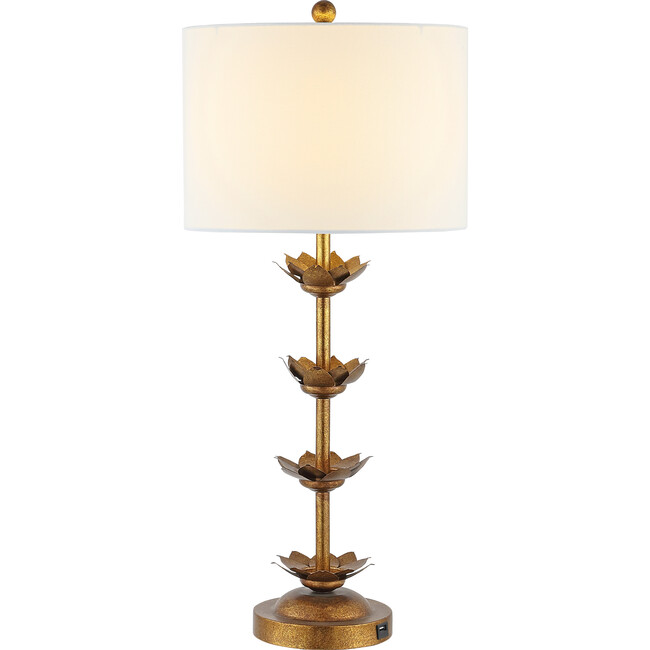 Lani Leaf Table Lamps with USB Port, Set of 2 - Lighting - 4