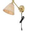 Oswynn Wall Sconces with USB Port, Set of 2 in Gold - Lighting - 4