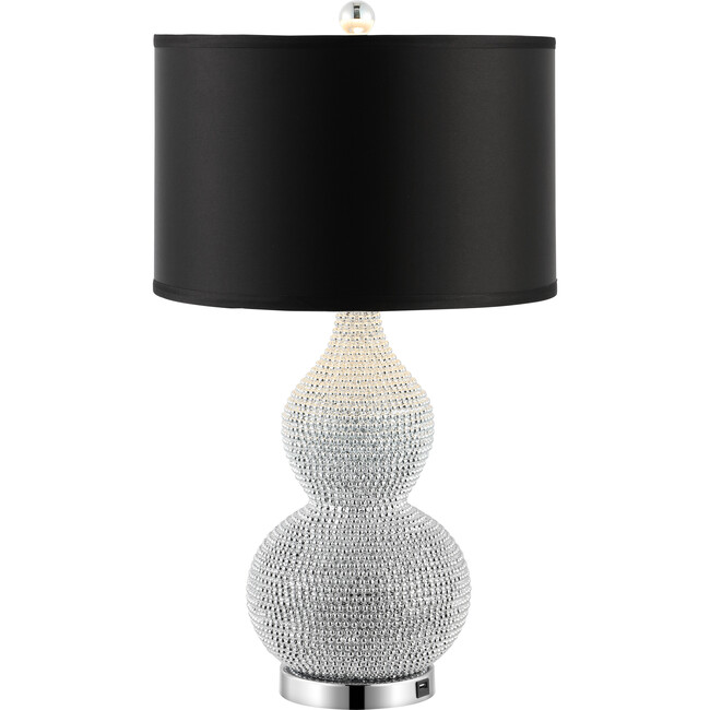 Nicole Bead Base Table Lamps With USB Port, Set of 2 - Lighting - 4