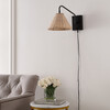 Tressa Wall Sconces with USB Port, Set of 2 in Black - Lighting - 3