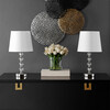 Nola Stacked Crystal Ball Lamps With USB Port, Set of 2 - Lighting - 2