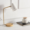 Veda Task Table Lamp with USB Port, White - Lighting - 4