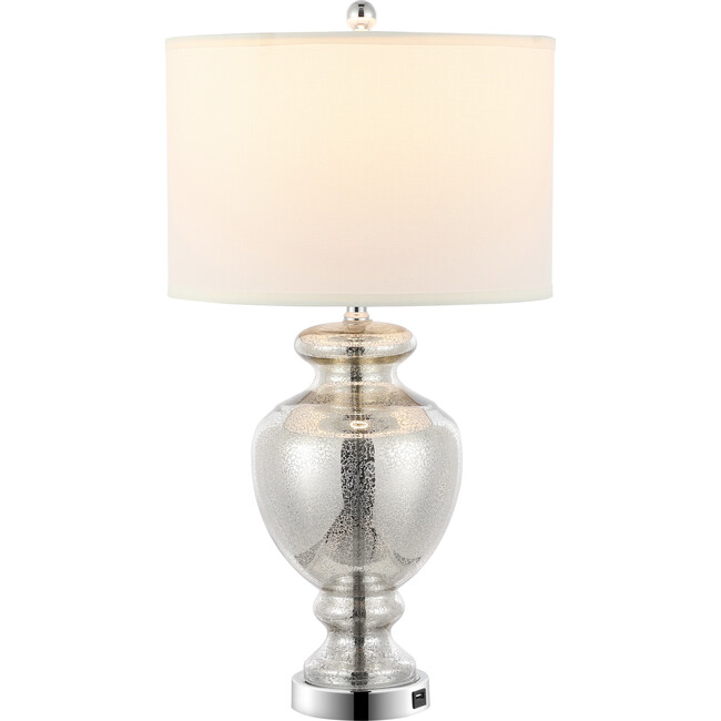 Morocco Mercury Glass Table Lamps With USB Port, Set of 2 - Lighting - 4