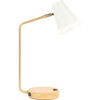 Veda Task Table Lamp with USB Port, White - Lighting - 5