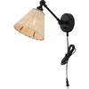 Oswynn Wall Sconces with USB Port, Set of 2 in Black - Lighting - 4