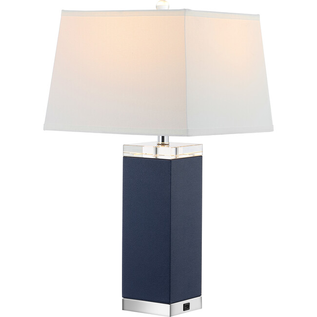Deco Leather Lamps with USB Port, Set of 2 - Lighting - 4