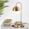 Cappi Table Lamp with USB Port, Gold - Lighting - 2 - thumbnail