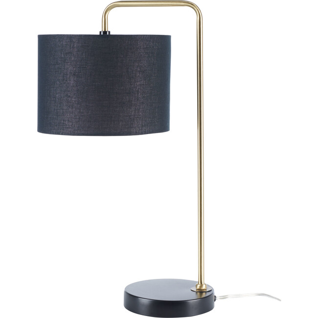 Felton Table Lamp with USB Port, Black