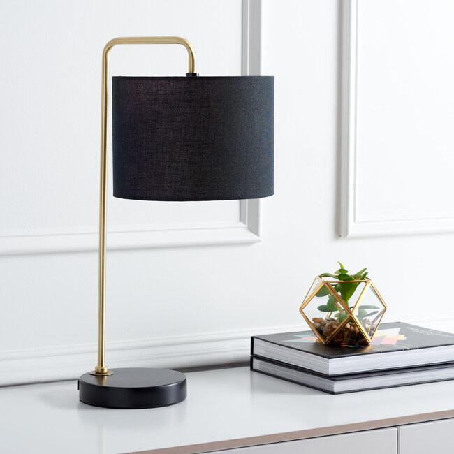 Felton Table Lamp with USB Port, Black - Lighting - 3