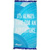 Currents Beach Towel, Blue - Towels - 1 - thumbnail