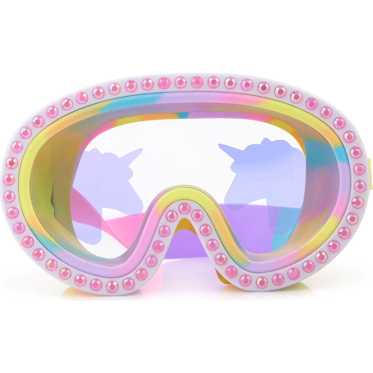 Pink Magic Swim Mask, Rainbow - Swim Goggles - 1