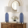 Bottle Glass Table Lamps With USB Port, Set of 2 - Lighting - 3