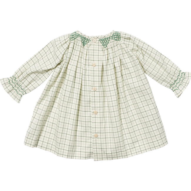Willa Dress, Green Tattersall - Dresses - 3