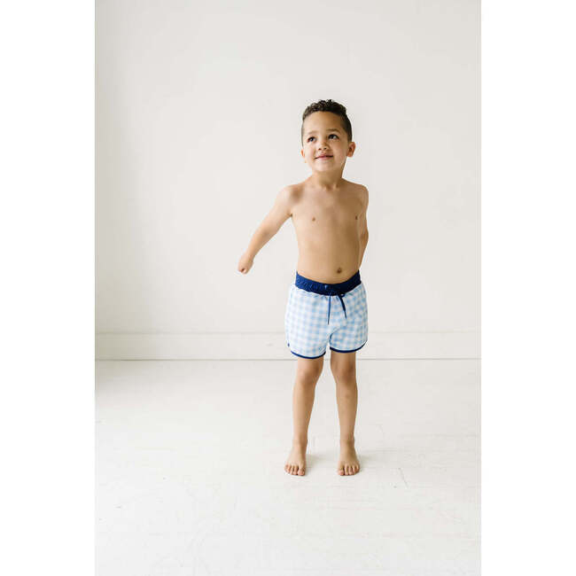 Baby Boys Swimming Costume Swimsuit Swimwear Blue Fish Size 6-12 months 