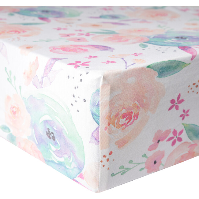 Bloom Premium Fitted Crib Sheet, Florals