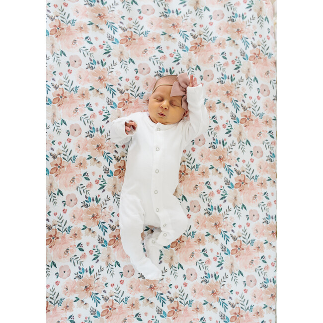 Autumn Premium Fitted Crib Sheet, Florals - Crib Sheets - 3