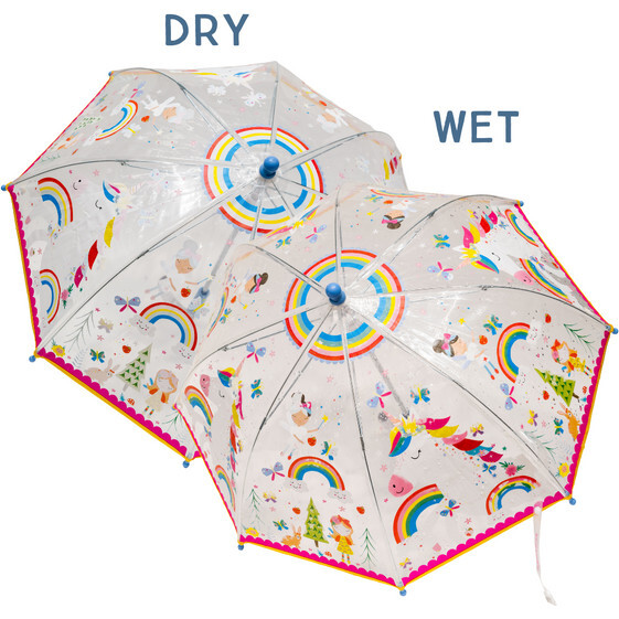Rainbow Fairy Transparent Colour Changing Umbrella