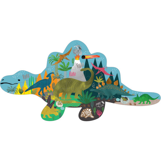 Dino 20pc "Dinosaur" Shaped Jigsaw - Puzzles - 2