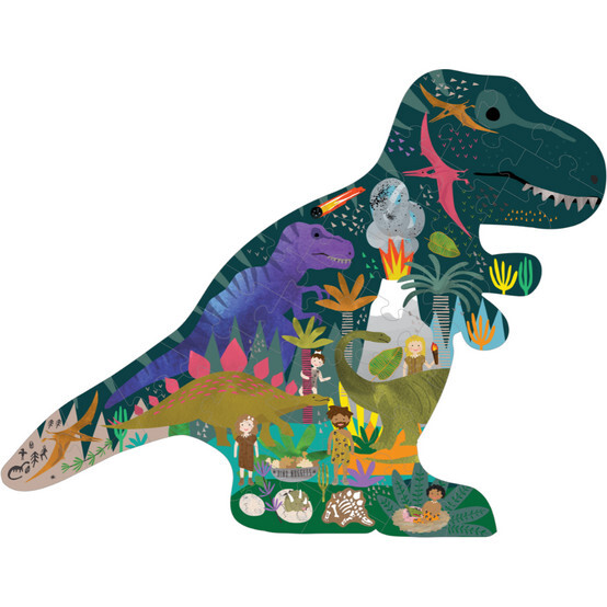 Dino 40pc "Dinosaur" Shaped Jigsaw - Puzzles - 2