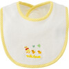 A Mother and Her Ducklings Bib, Yellow - Bibs - 1 - thumbnail