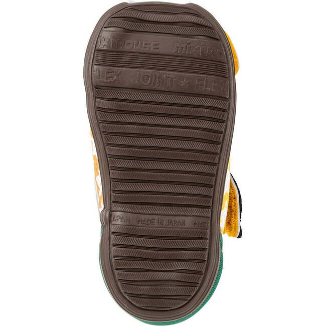 DOUBLE-B Double Russell Mesh Sandal, Yellow - Sandals - 5