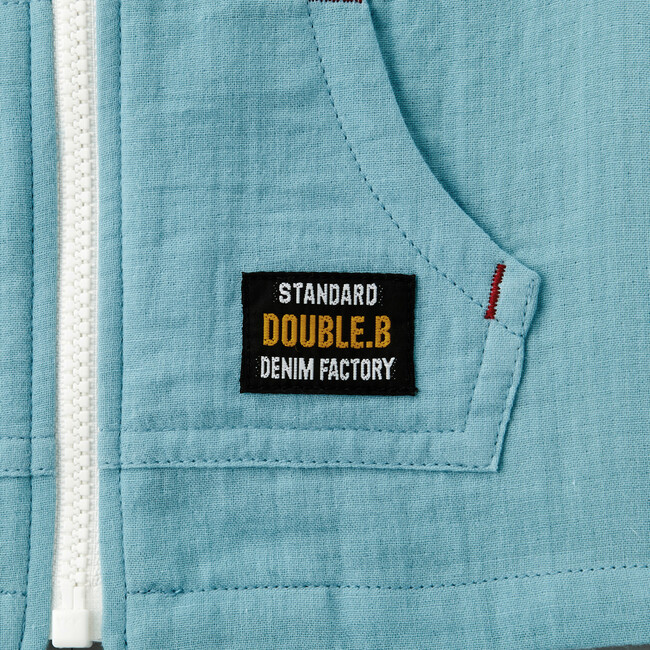 DOUBLE-B Hoodie, Blue - Parkas - 4