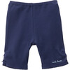 Ribbons Double Tuck Pique Shorts, Navy - Pants - 1 - thumbnail