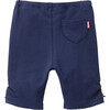 Ribbons Double Tuck Pique Shorts, Navy - Pants - 2