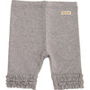 Frilled Shorts, Gray - Pants - 1 - thumbnail