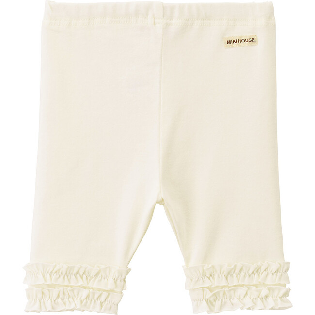 Frilled Shorts, Ivory - Pants - 1