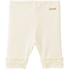 Frilled Shorts, Ivory - Pants - 1 - thumbnail