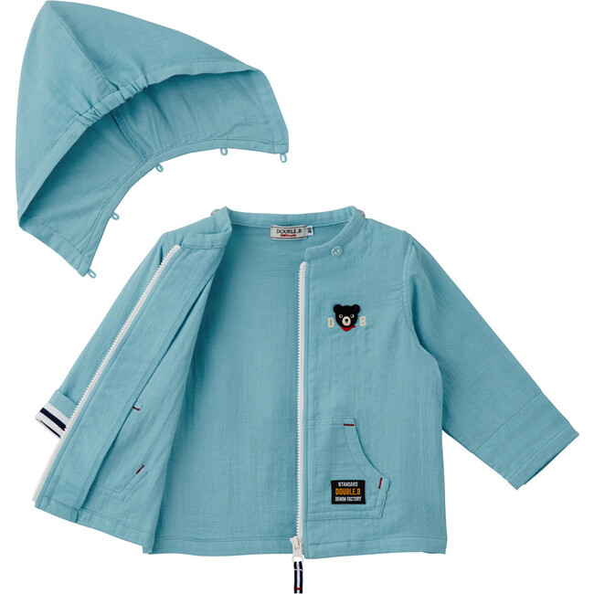 DOUBLE-B Hoodie, Blue - Parkas - 6