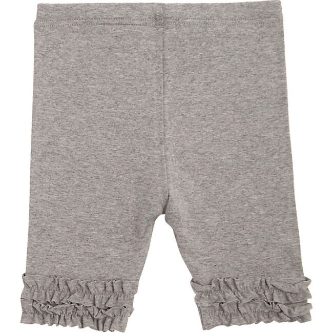 Frilled Shorts, Gray - Pants - 2
