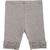 Frilled Shorts, Gray - Pants - 2