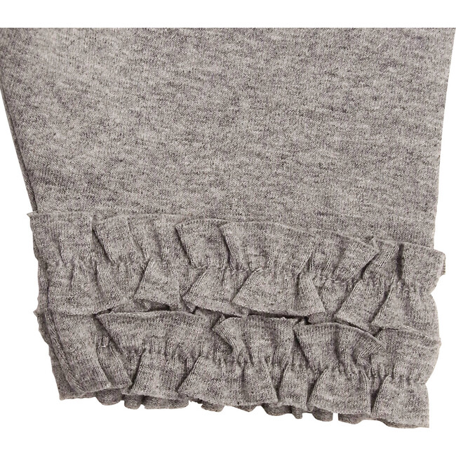 Frilled Shorts, Gray - Pants - 4
