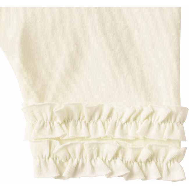 Frilled Shorts, Ivory - Pants - 6