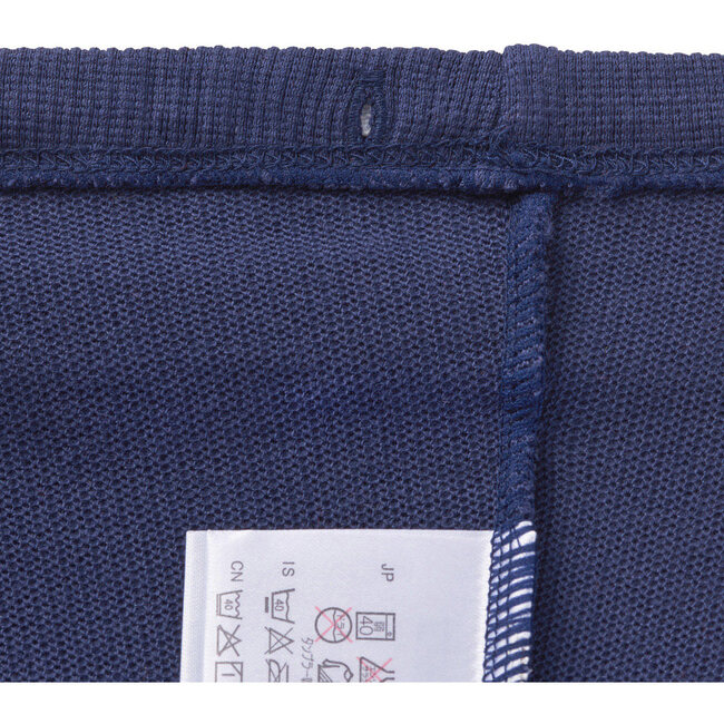 Ribbons Double Tuck Pique Shorts, Navy - Pants - 7