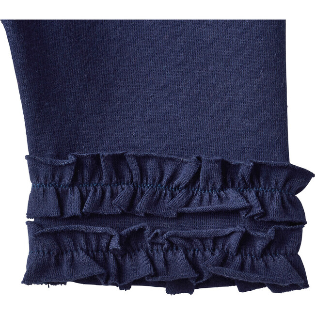 Frilled Shorts, Navy - Pants - 6