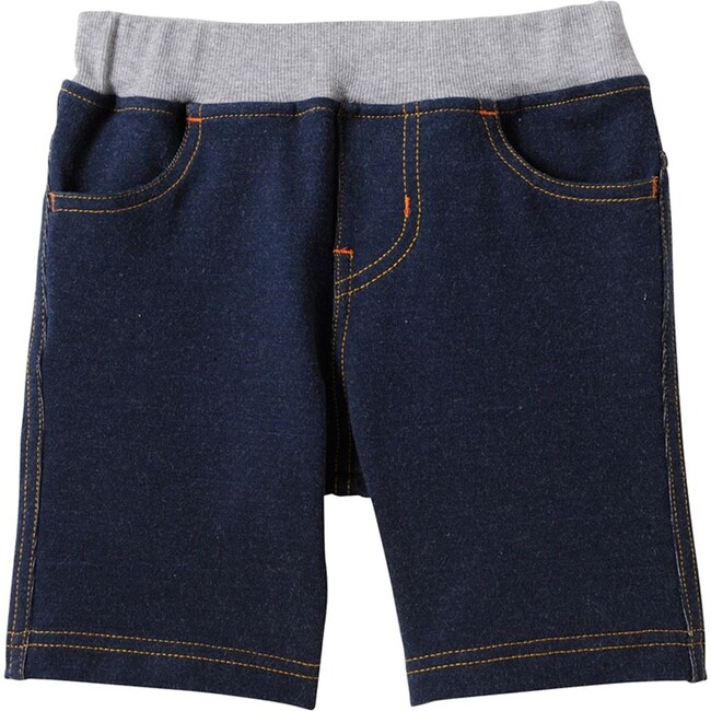 Everyday Knit Shorts, Indigo - Pants - 1