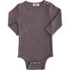 Plum LS Modal Bodysuit, Purple - Onesies - 1 - thumbnail