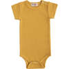 Mustard SS Modal Bodysuit, Yellow - Onesies - 1 - thumbnail