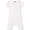 Modal Bodysuit, White - Onesies - 1 - thumbnail