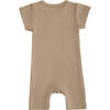 Khaki Modal Bodysuit, Beige - Onesies - 2