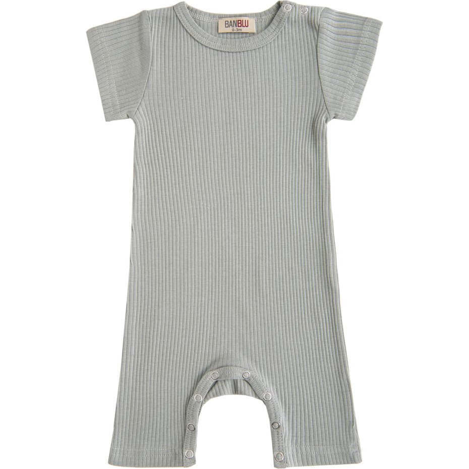 Sage Modal Bodysuit, Green - Onesies - 1