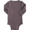 Plum LS Modal Bodysuit, Purple - Onesies - 2