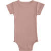 Rose SS Modal Bodysuit, Pink - Onesies - 2