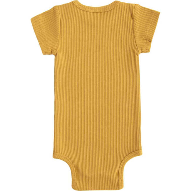 Mustard SS Modal Bodysuit, Yellow