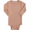 Fawn LS Modal Bodysuit, Pink - Onesies - 1 - thumbnail